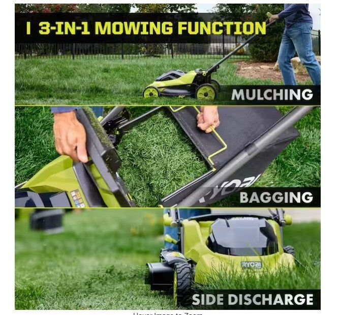 RYOBI 40V HP Brushless 20 in. Cordless Battery  Lawn Mower Tool Only RY40HPLM06B
