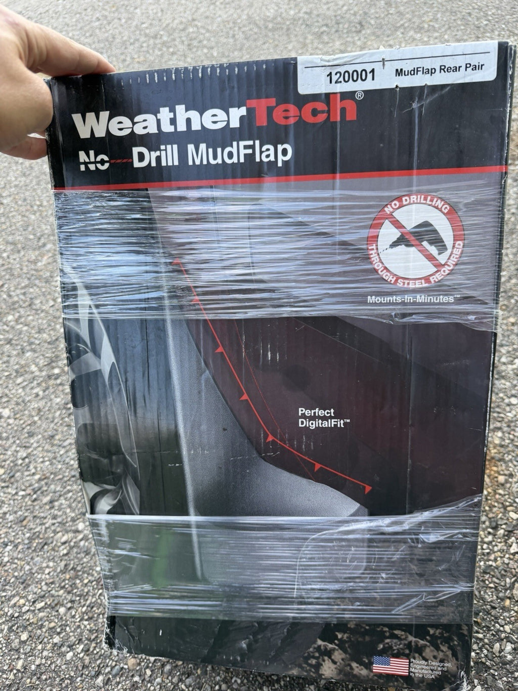 WeatherTech No Drill Splash Guard MudFlaps Ford F250 350 Front&Back 12001 11009