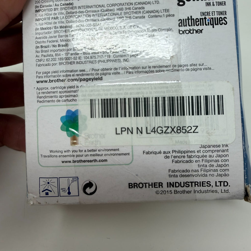 GENUINE OEM BROTHER LC20E BK XXL INK Cartridge SEALED Black MFC-J775dw J985 592