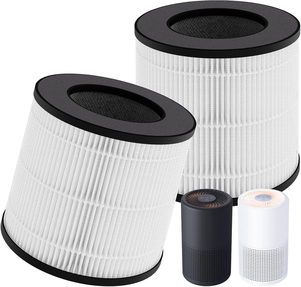 2 Pack PU-P05/AC201B Replacement Filters for FULMINARE & Purivorte Air Purifier