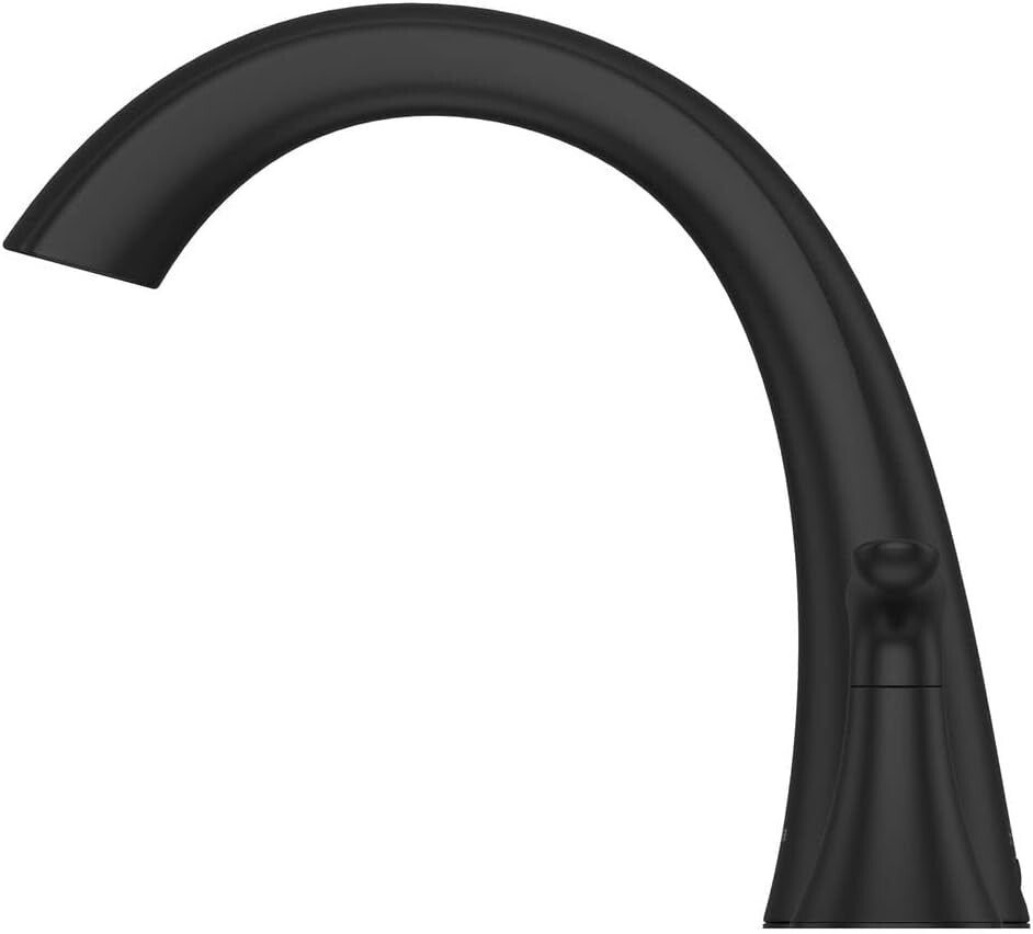 Pfister Weller Roman Bathtub Faucet 2 Handle, 3 Hole Matte Black Finish RT65WRB