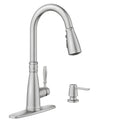 Moen 87162SRS Boman Pull Down Kitchen Faucet - Silver Open Box