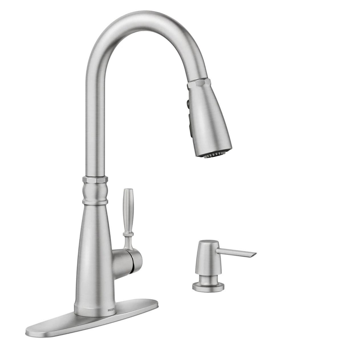 Moen 87162SRS Boman Pull Down Kitchen Faucet - Silver Open Box