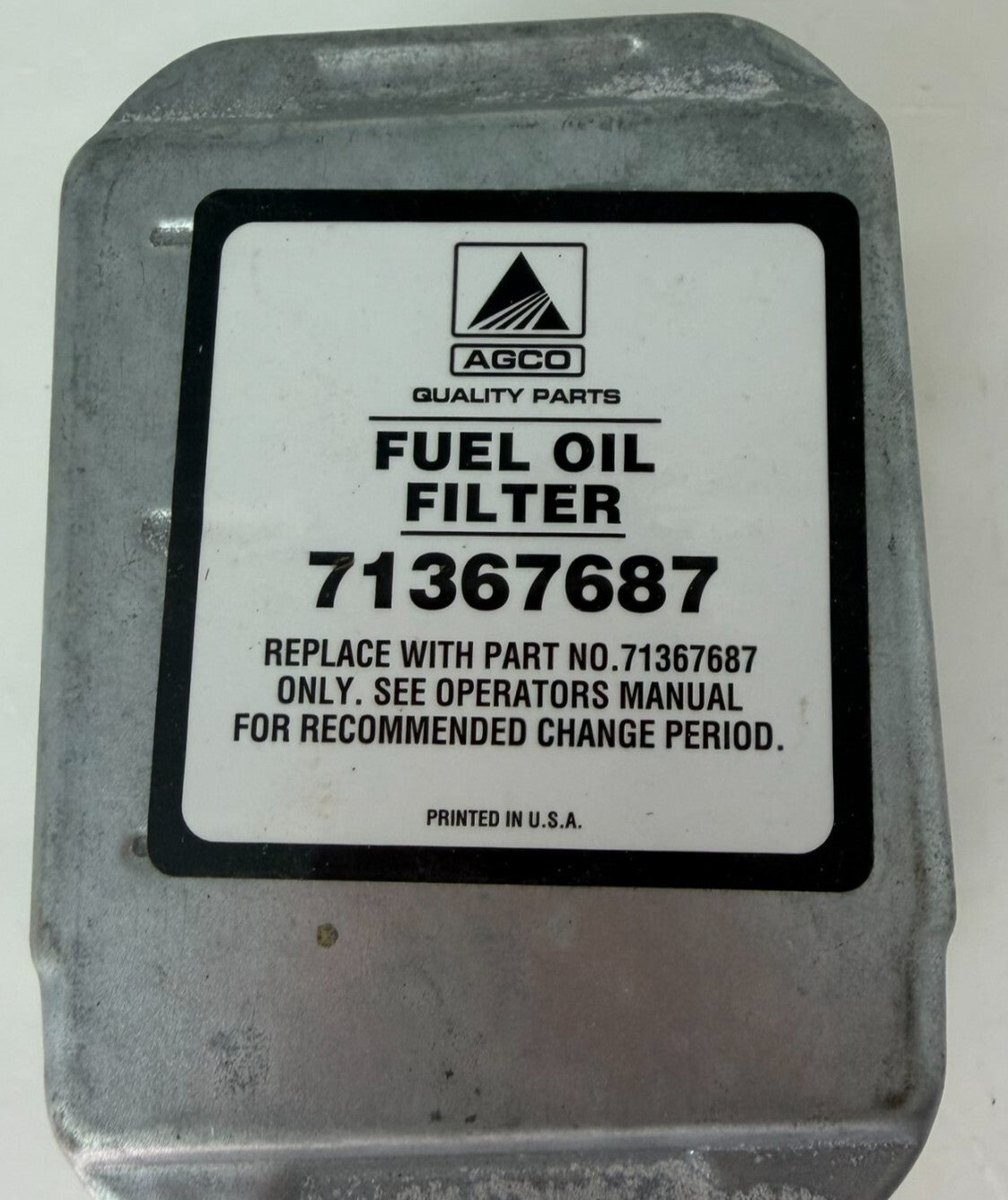 AGCO Fuel Oil Filter 71367684 Square Box- New Old Stock NOS