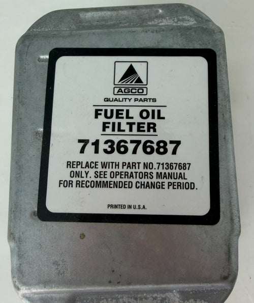 AGCO Fuel Oil Filter 71367684 Square Box- New Old Stock NOS
