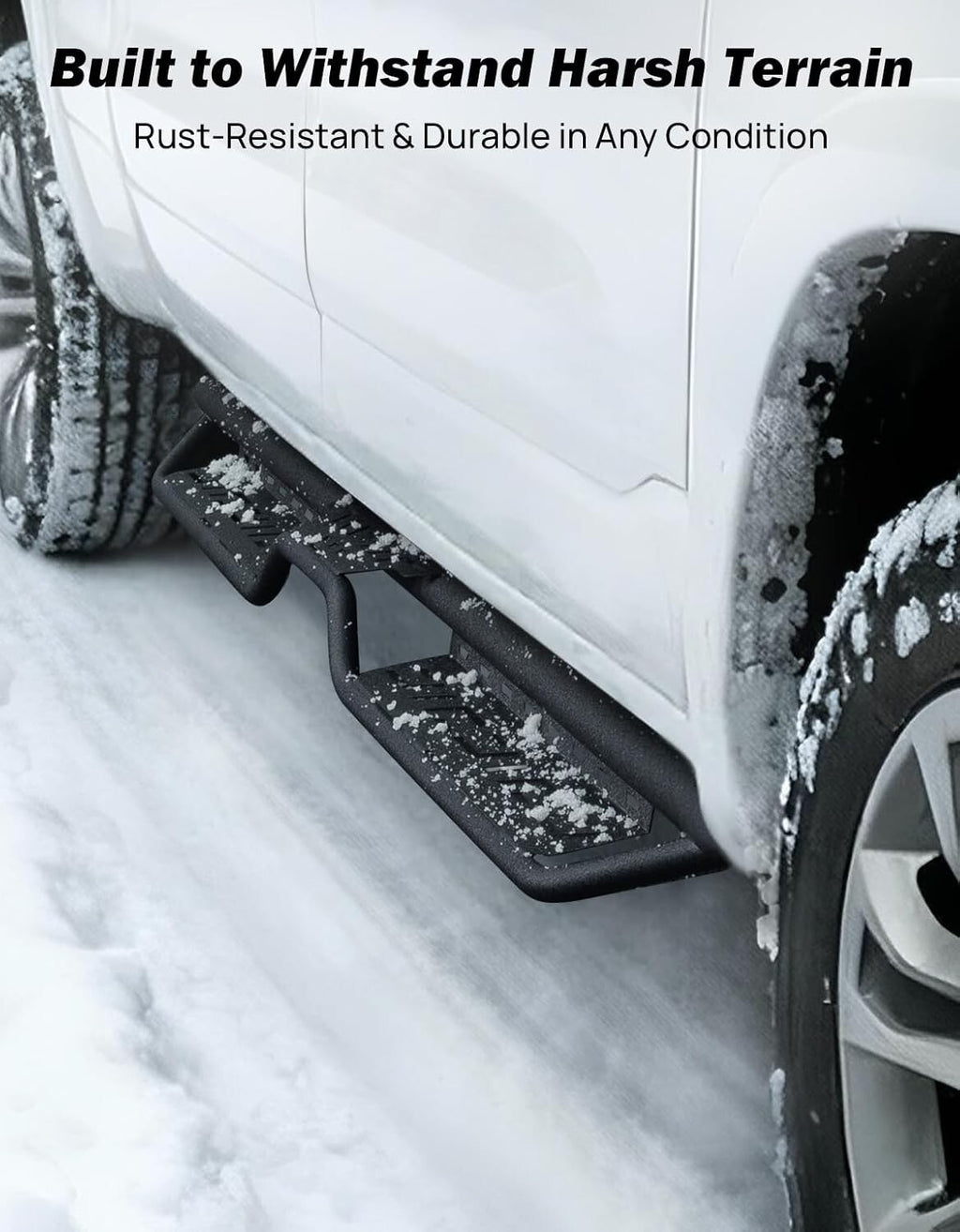 Running Boards 2019-2026 Dodge Ram 1500 Crew Cab Bed Access Side Step Nerf Bar