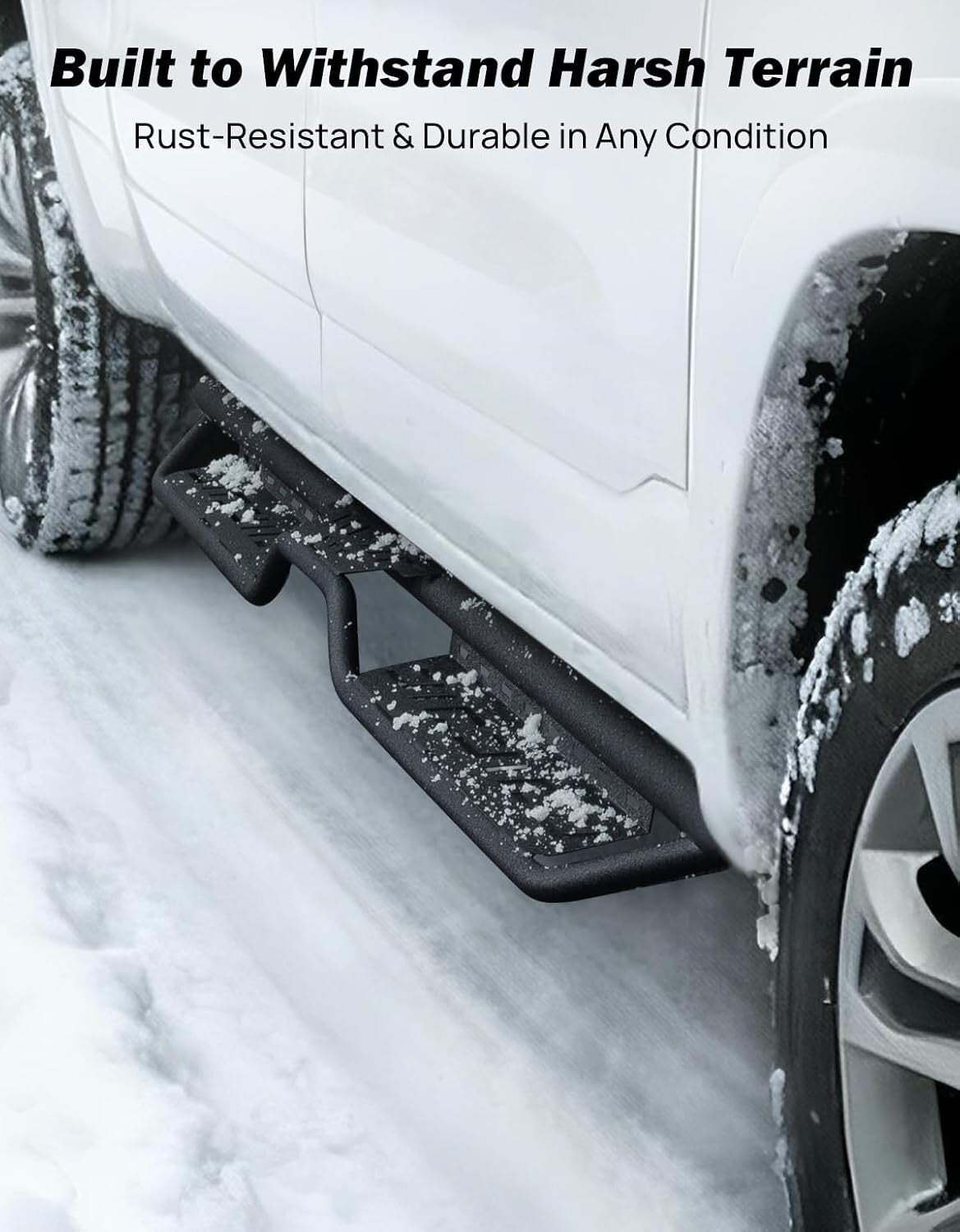 Running Boards 2019-2026 Dodge Ram 1500 Crew Cab Bed Access Side Step Nerf Bar