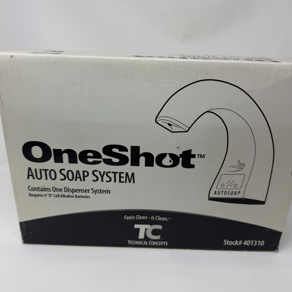 Technical Concepts 401310 OneShot Auto Soap Dispenser System Chrome New