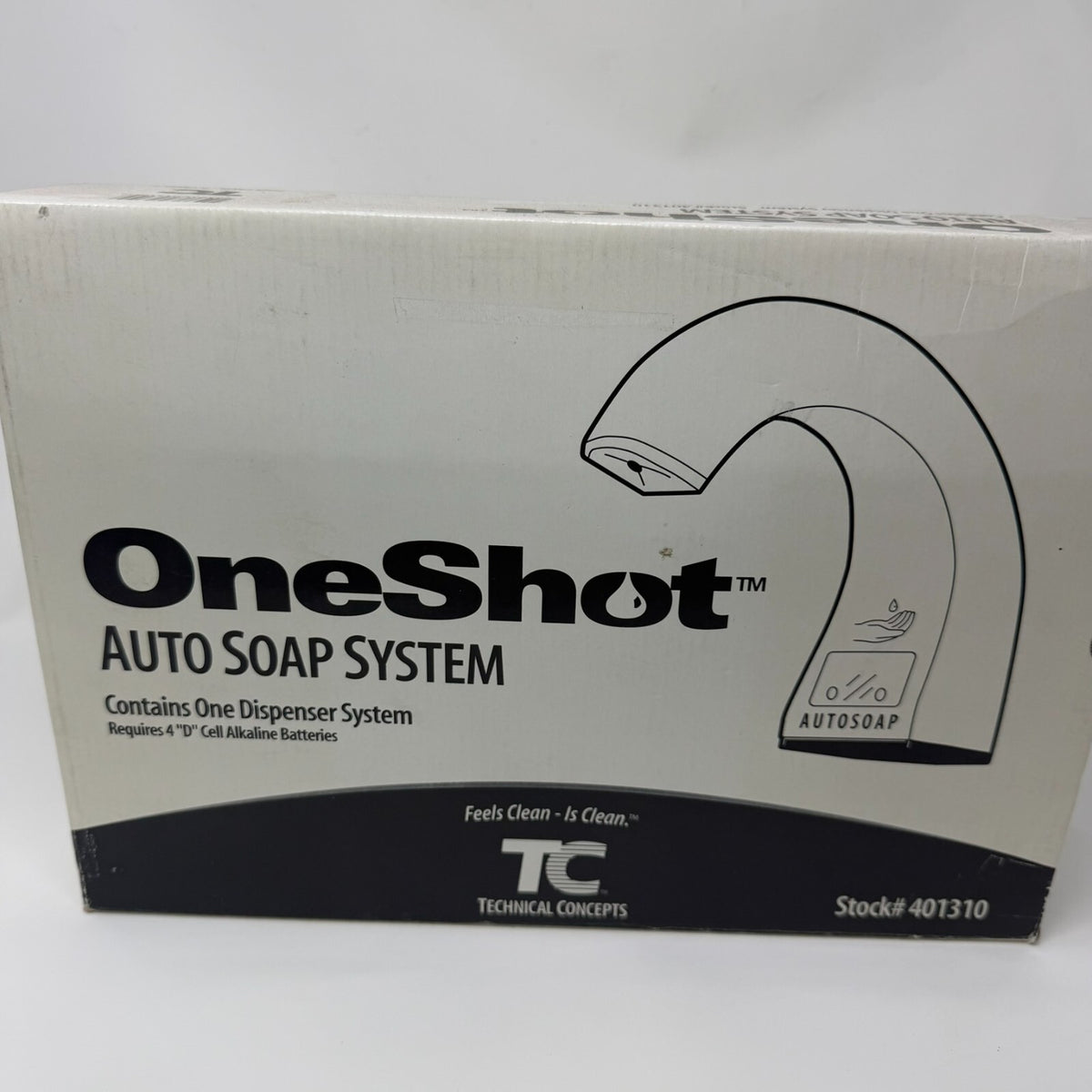 Technical Concepts 401310 OneShot Auto Soap Dispenser System Chrome New