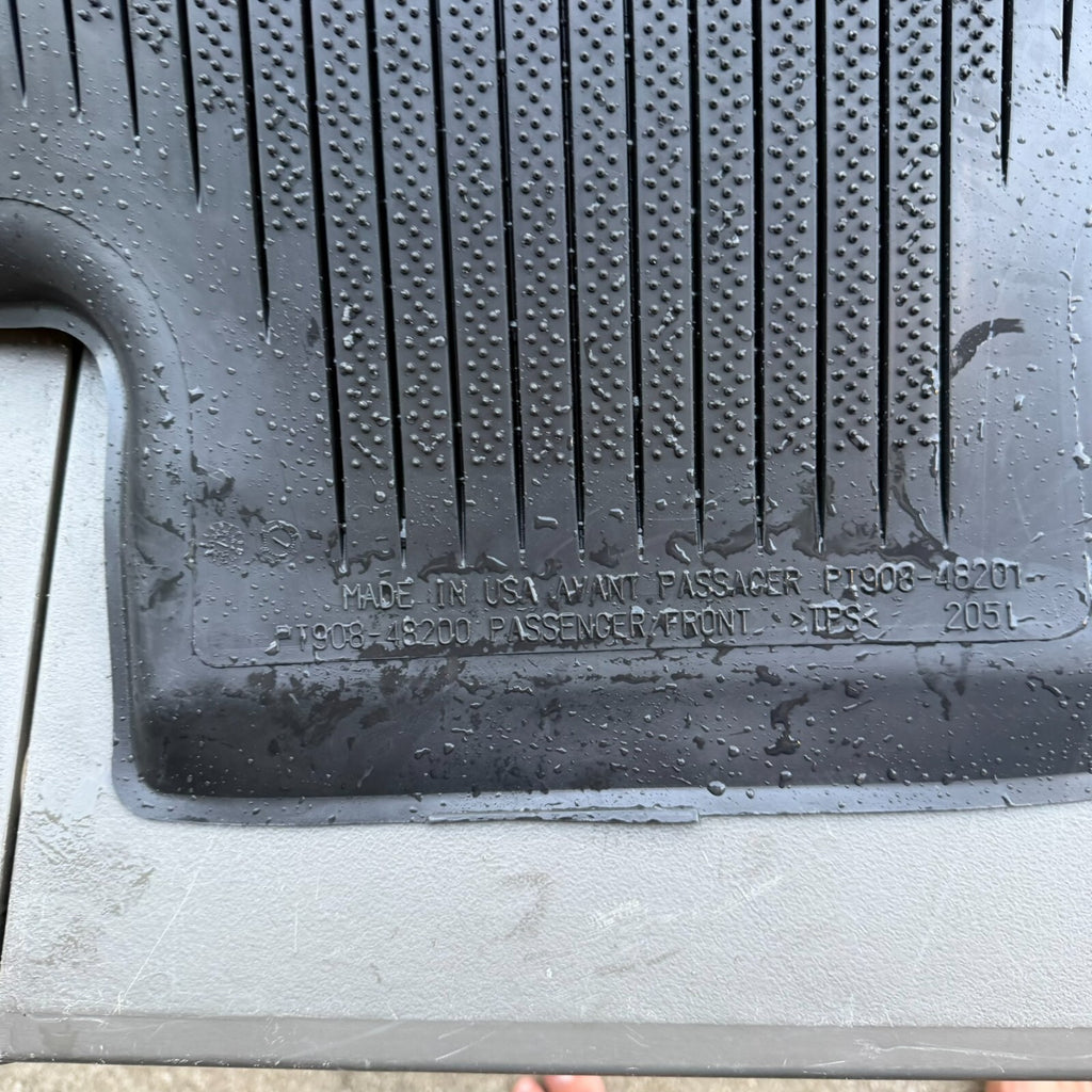 2020-2025 Toyota Highlander Genuine OEM All-Weather Rubber Floor Mats – Front 2