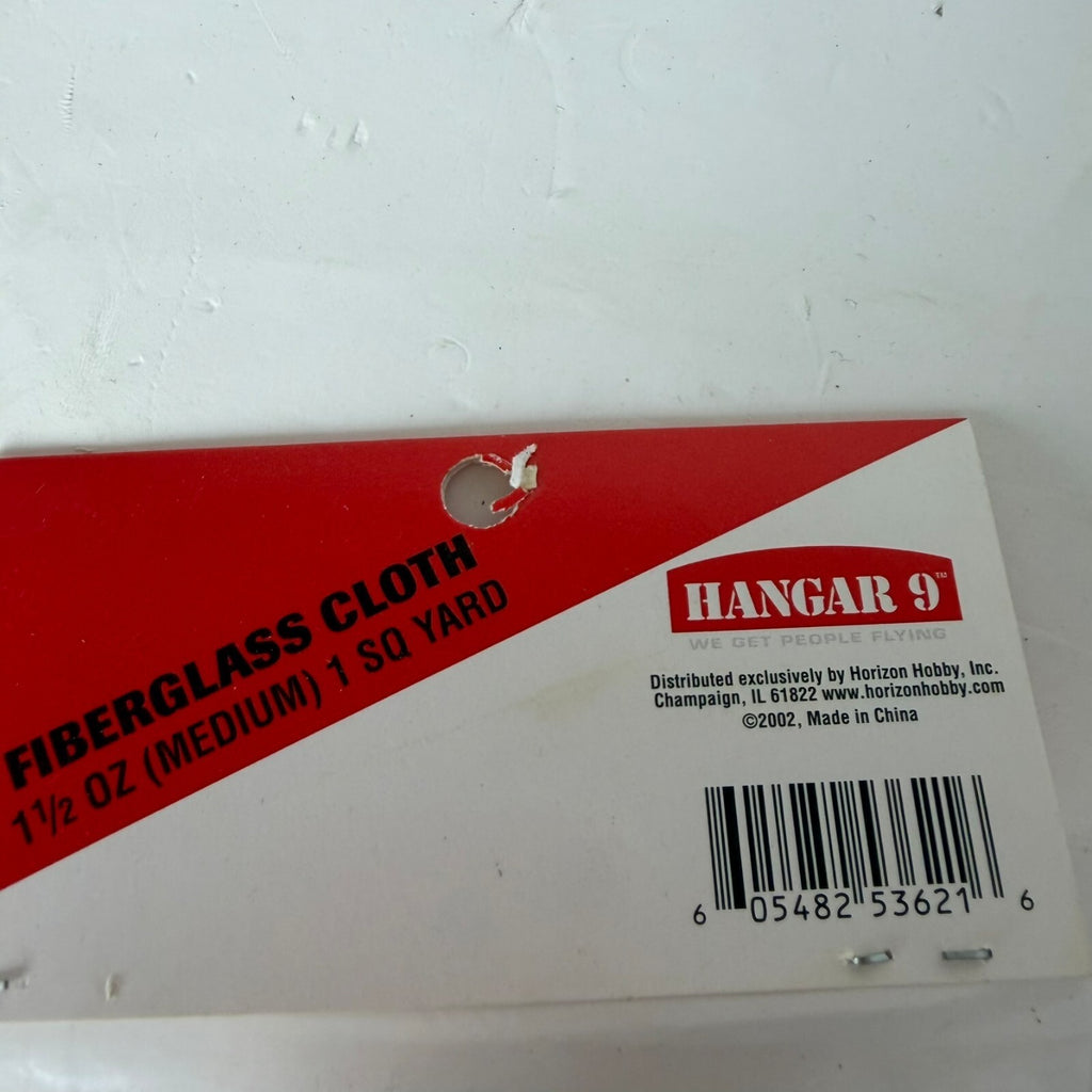 Vintage Hangar 9 Fiberglass Cloth Medium 1 Sq Yard RC Model Plane New Old Stock