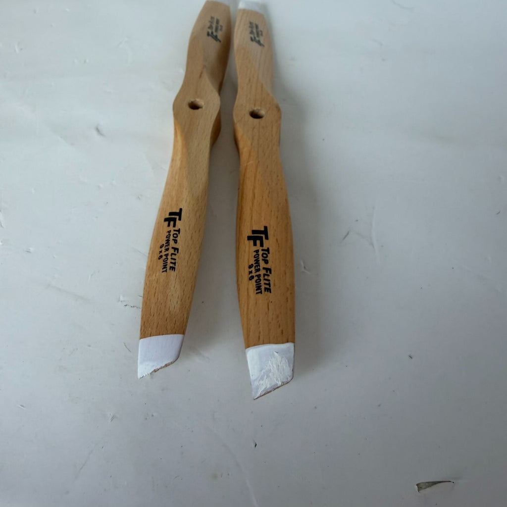 Top Flite 9x6 Power Point Wood Propellers RC Model Airplane Set of 2 New