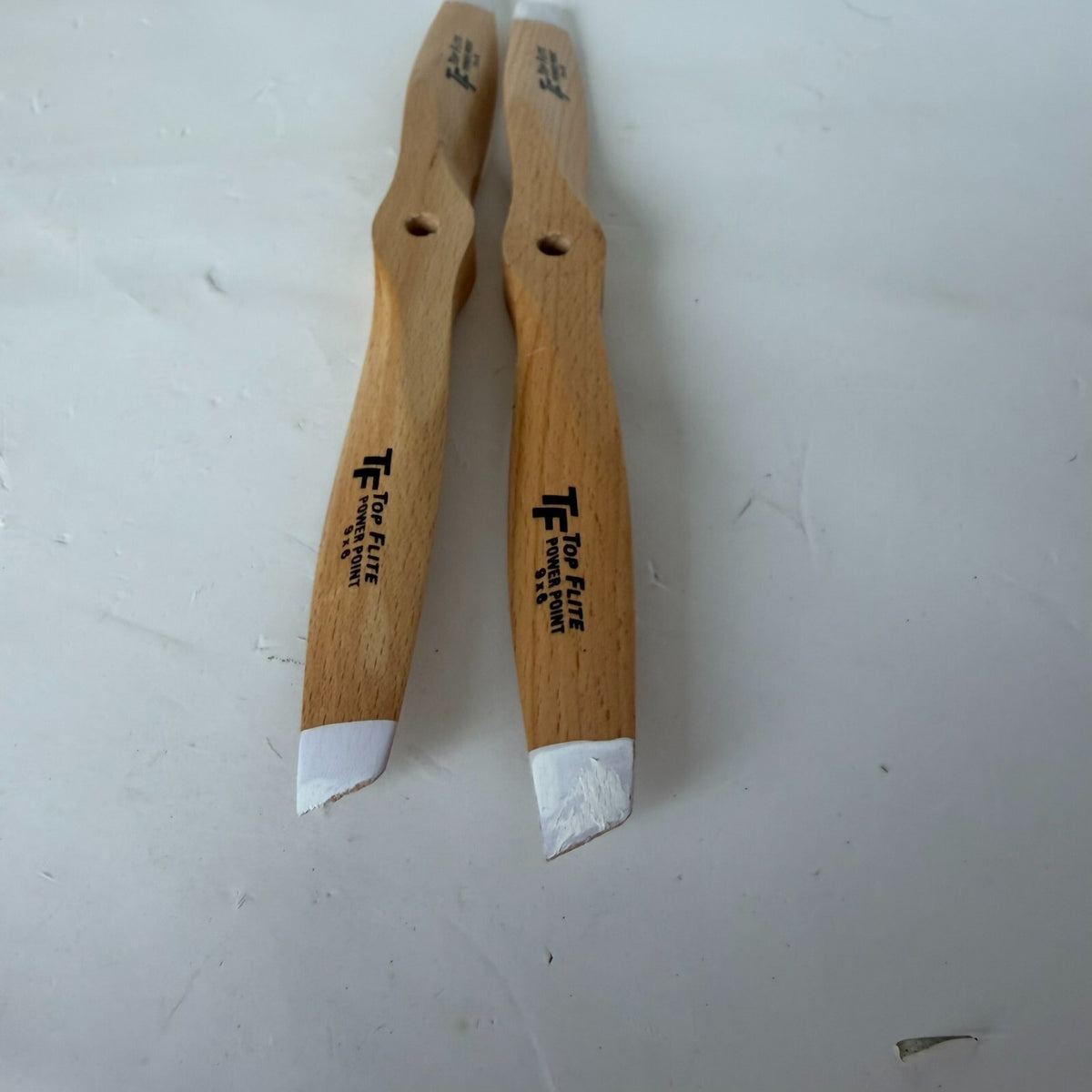 Top Flite 9x6 Power Point Wood Propellers RC Model Airplane Set of 2 New