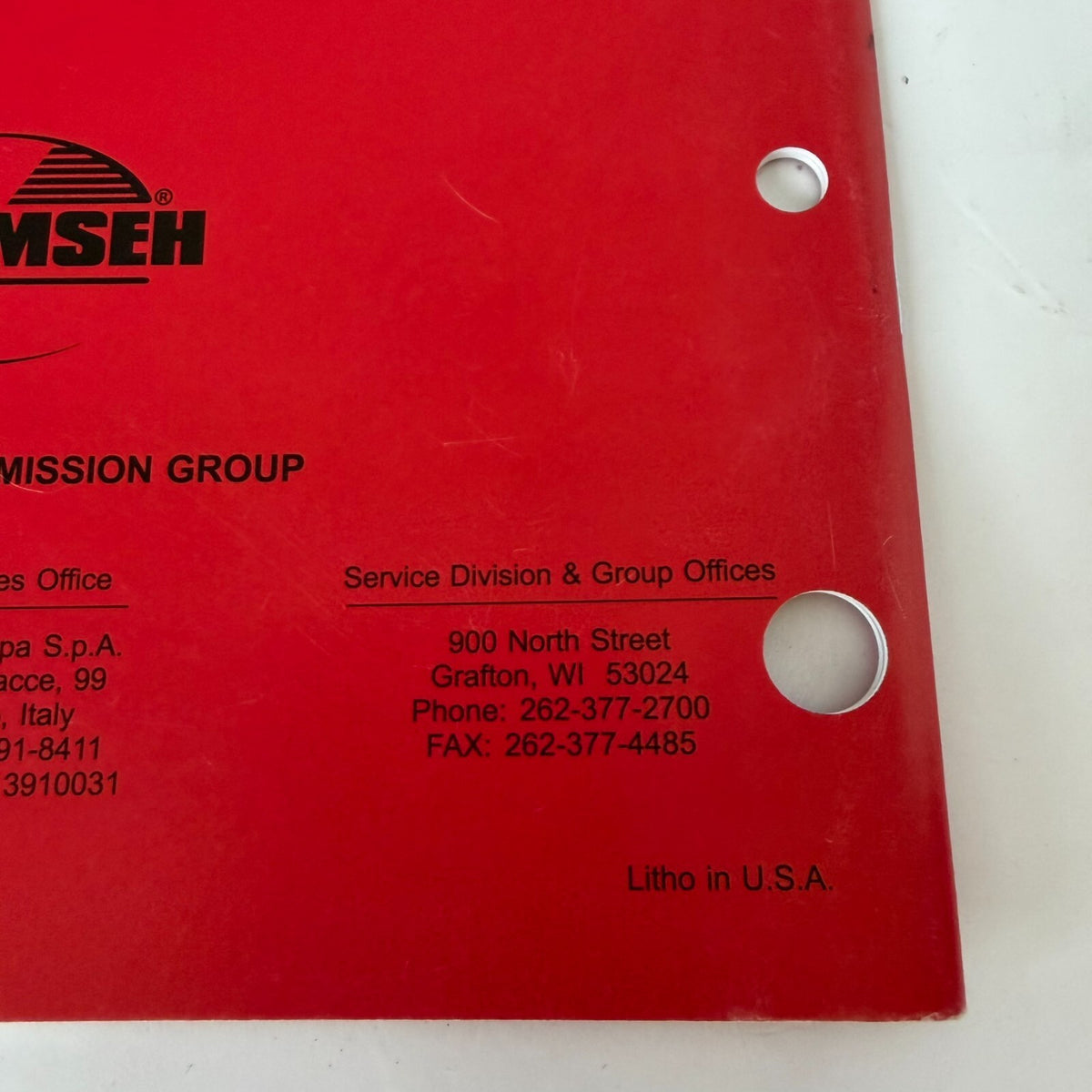 Tecumseh 4-Cycle Engine Failure Analysis Technicians Training Information Series