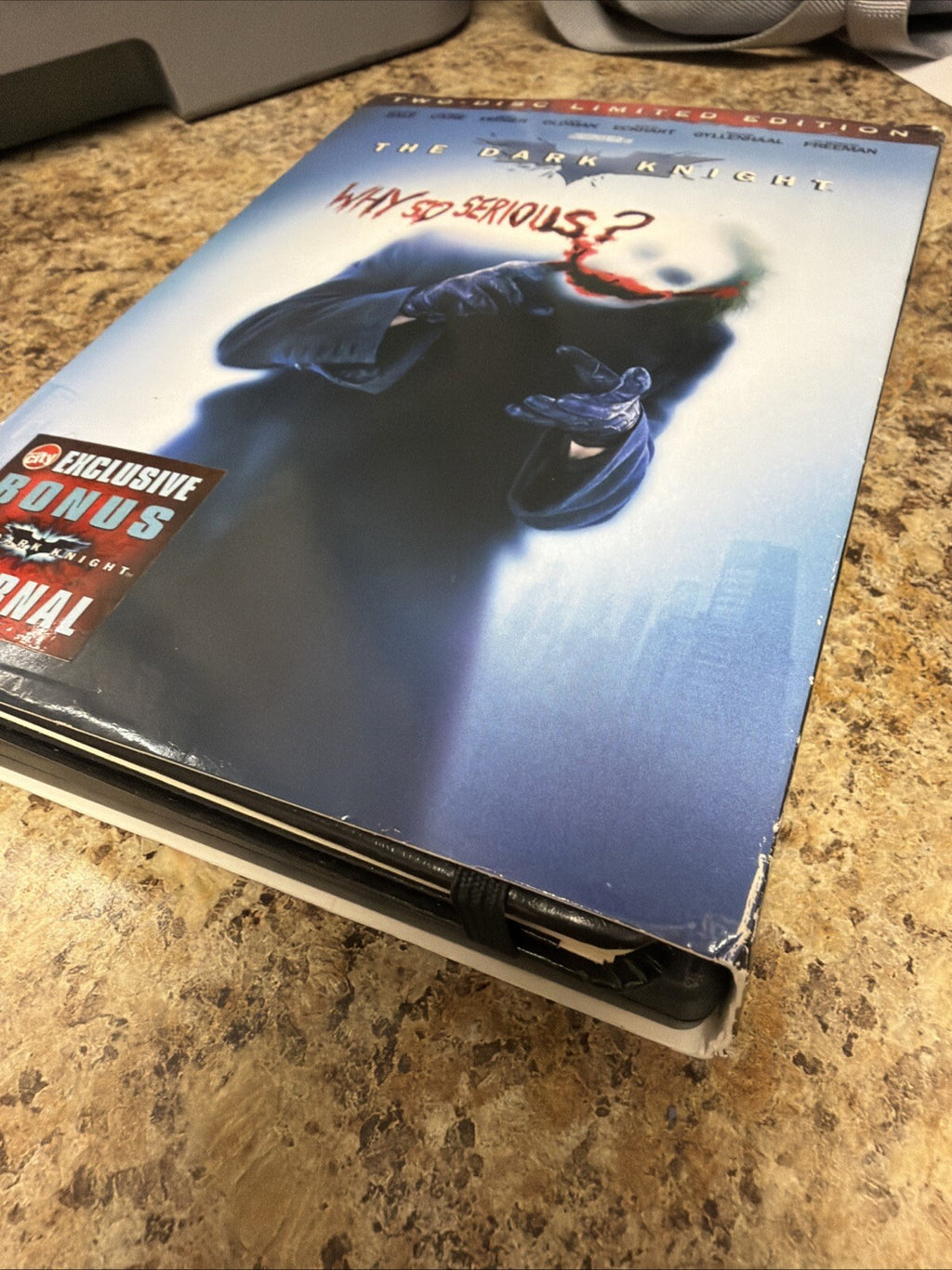 The Dark Knight Two-Disc Limited Edition DVD w/ Exclusive Bonus Journal