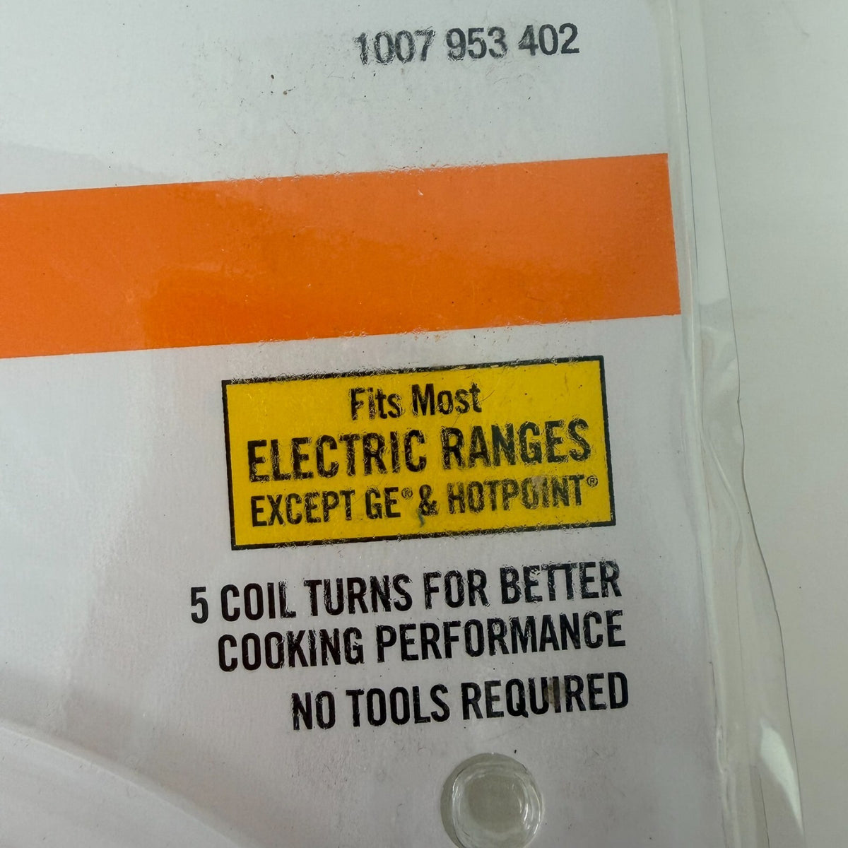 Everbilt Universal Heating Element For Electric Ranges Black 8" 98240 Plug-In