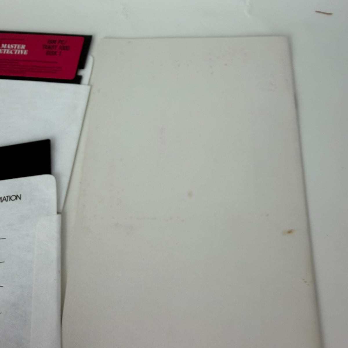 Clue Master Detective Vintage IBM PC Game
