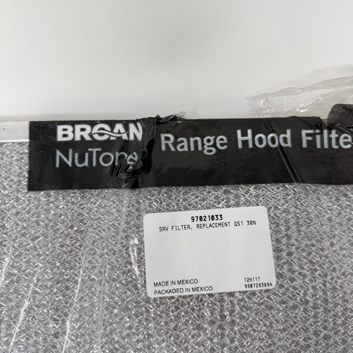 BRAND NEW Broan NuTone Range Hood Filter 97021033 SRV Filter Replacement QS130N