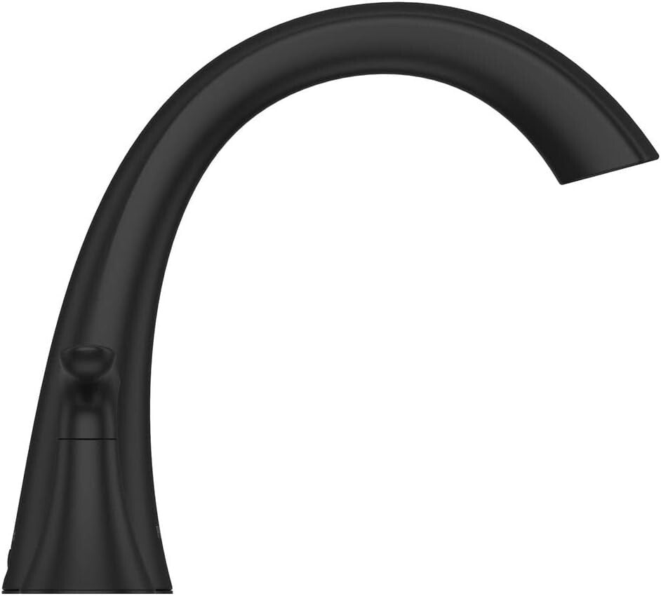 Pfister Weller Roman Bathtub Faucet 2 Handle, 3 Hole Matte Black Finish RT65WRB