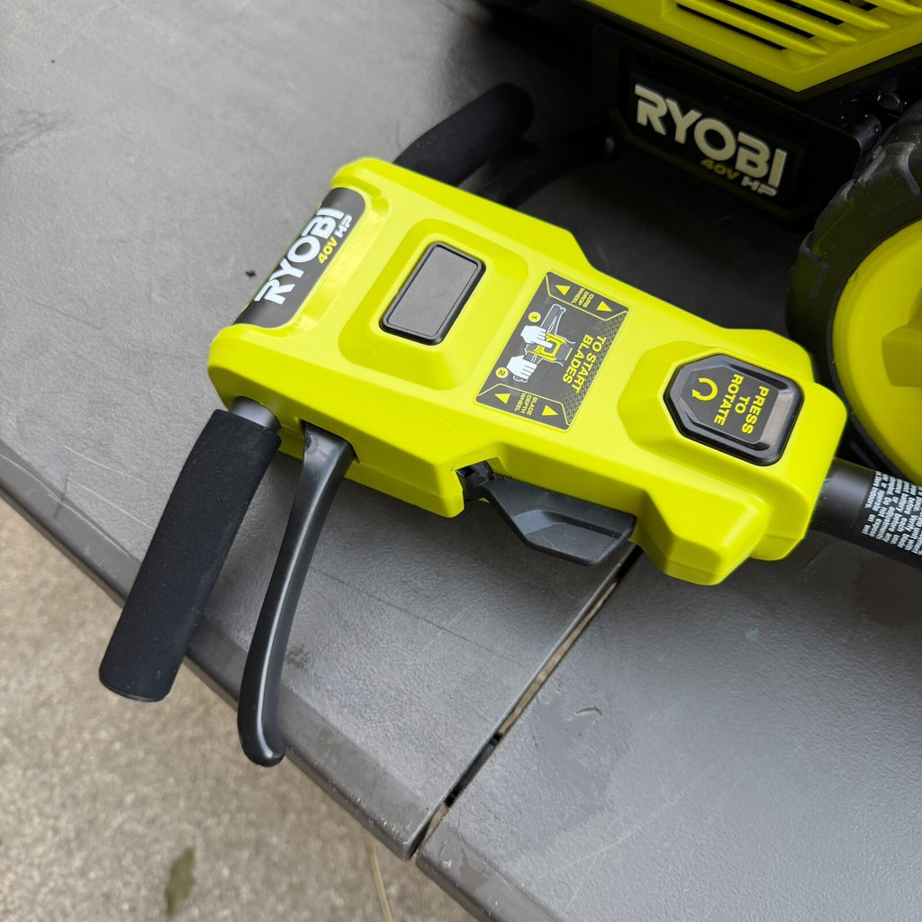 RYOBI 40V HP Brushless 9 in. Cordless Edger (Tool Only) RY40706BTL 3 Wheeled