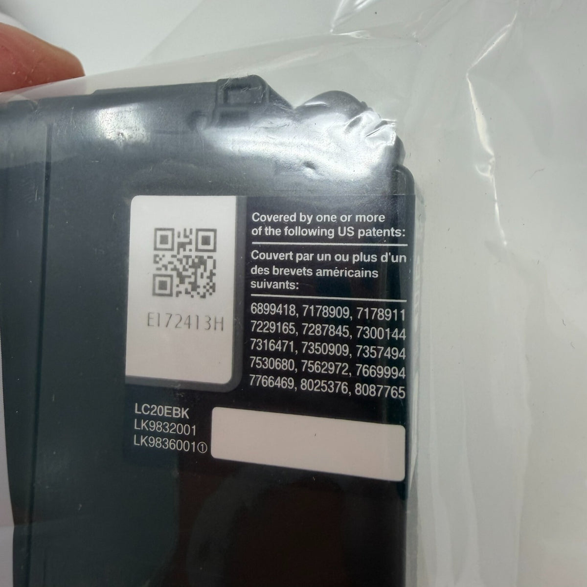 GENUINE OEM BROTHER LC20E BK XXL INK Cartridge SEALED Black MFC-J775dw J985 592